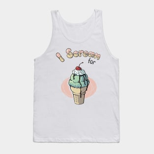 I Scream for... Mint Choc Chip Tank Top